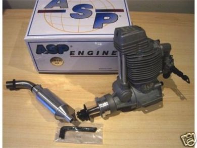 ASP FS120 19.6cc 4-stroke Engine for Nitro RC Planes